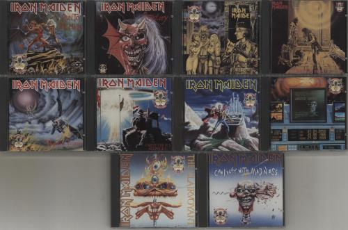 Iron Maiden The First Ten Years UK CD album (CDLP) (677979)